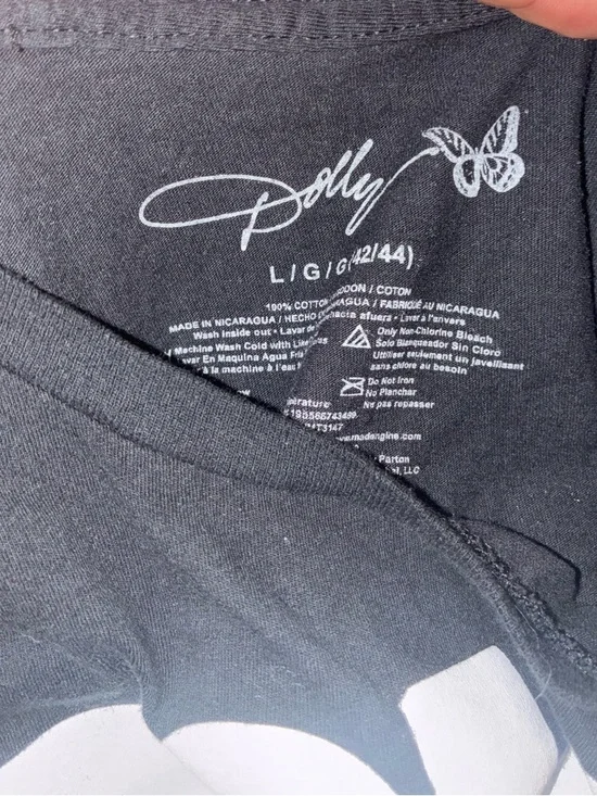 SHEIN Pink Plaid Button-Up Shirt w/ a Dolly Parton Graphic Tee - Picture 8 of 9